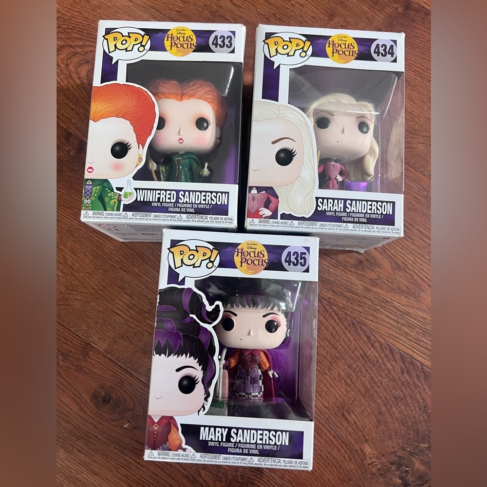 Hocus Pocus - Sanderson Sisters #433,#434, #435 Pop! Vinyl Bundle (Set of 3)